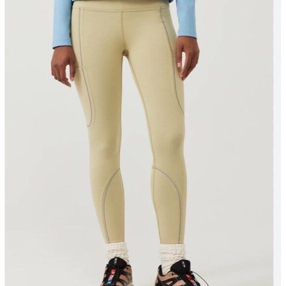 Outdoor Voices FrostKnit 7/8 Leggings Small Mojave  Reflective Activewear Women - Picture 1 of 11